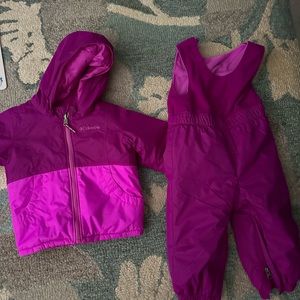 Little girls Columbia winter set